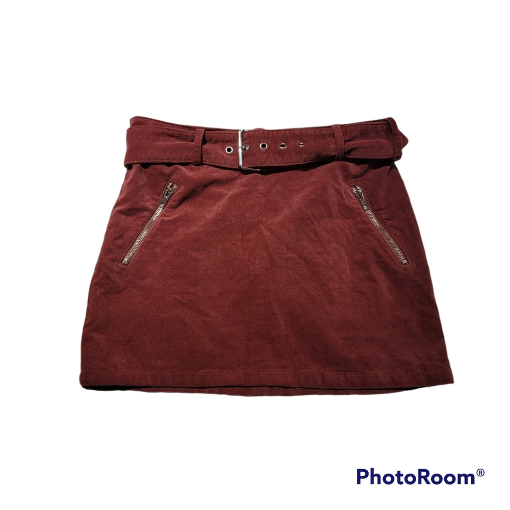Forever 21 Velvet Skirt with Belt